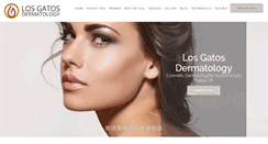 Desktop Screenshot of losgatosdermatology.com